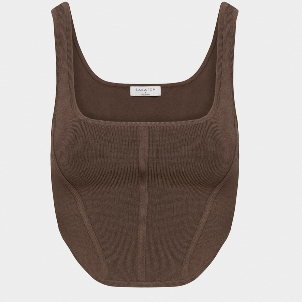 Aritzia Babaton sculpt knit top